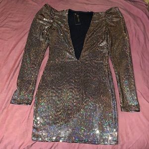 Sequin POSH BY V dress. Size Large.